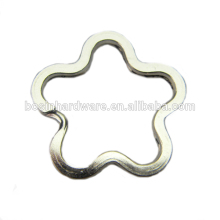 Top Quality Metal Flower Shaped Split Ring Key Ring