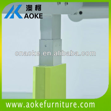 Adjustable height students desk legs