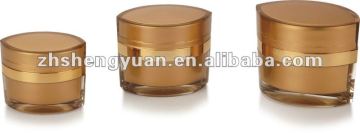 acrylics cream jar with elegance appearance