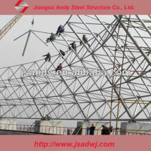 Pleasure ground hall space frame structure