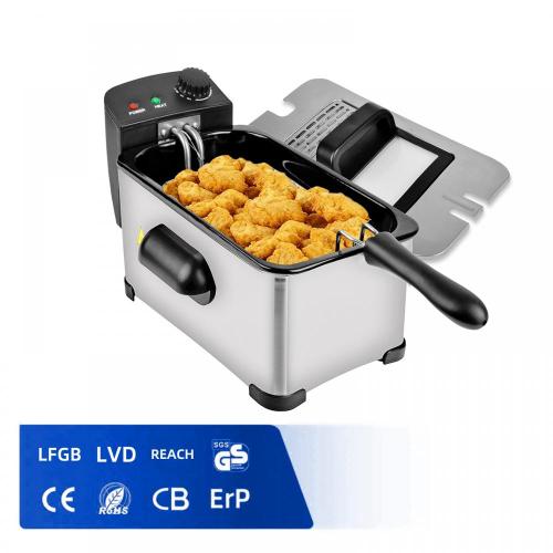 2000W 3L Electric Deep Fryer Pommes Machine