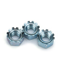 Carbon Steel Blue White Zinc Kep Nut