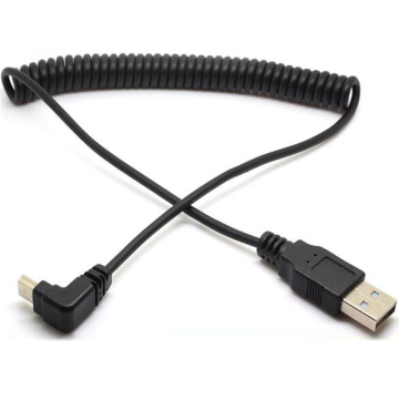 Down Angled USB MINI AB Cable