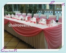 YHK#28 swag table skirt - polyester banquet wedding wholesale chair cover sash table cloth skirt linen
