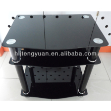 TV-904 Tempered Glass With Metal Tube New Model TV Stand