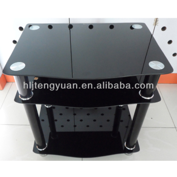 TV-904 Tempered Glass With Metal Tube New Model TV Stand
