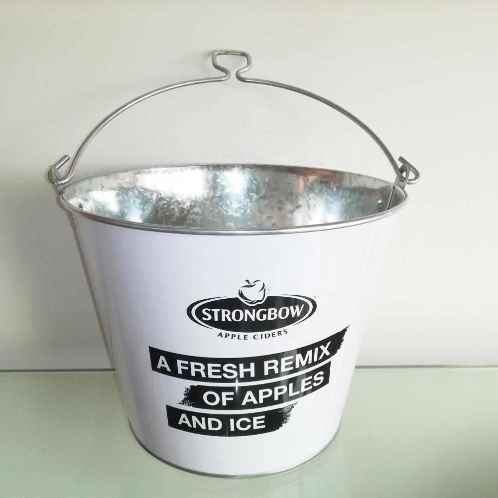 galvanized metal bucket