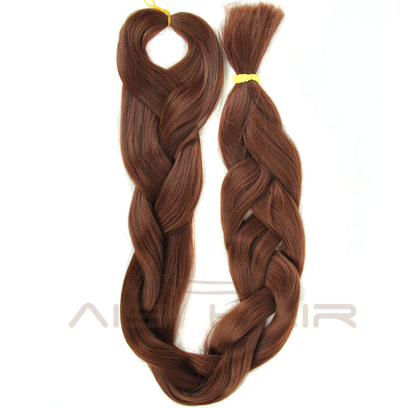 Aisi Hair Heat Resistant Yaki Style Synthetic 82 inch 165 g Long Jumbo Braid Hair Extension