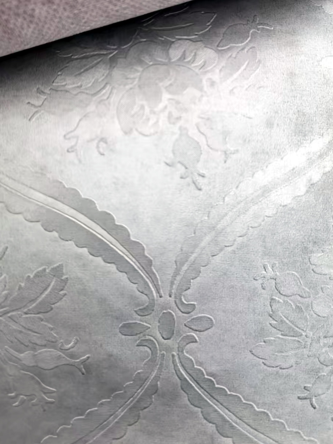 Couro em relevo de PVC durável e ecológico