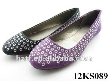 Fashion lady flat ballet shoes