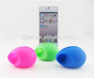 Silicone promotion item egg shaped phone amplifier