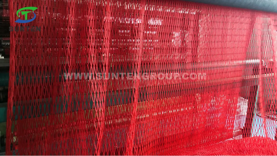 Green HDPE Cargo Net, Fall Arrest Net, Safety Catch Net, Cargo Climbing Net, Heavy Duty Truck/Trunk Storage Organizer Netting for Car