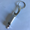 Whistle metalen flesopener met sleutelhanger