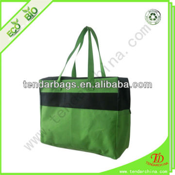 Cheap briefcase with zipper closure for shopping or travel carry