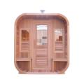 Nuovo design Hemlock Outdoor Square Barrel Sauna