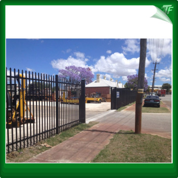 PVC coated commercial garrison fencing