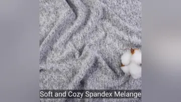 Brushed Poly Spandex Loose Knitted Hacci