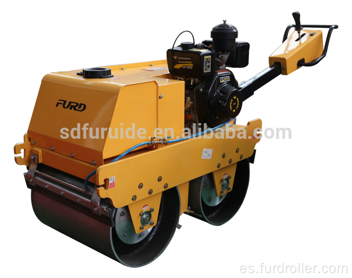 Mini rodillo compactador utilizado para superficies compactas de asfalto FYLJ-S600C