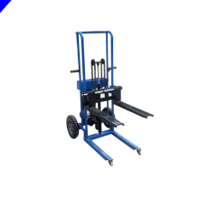 Small Electric Forklift Workshop for Heavy Object Handling