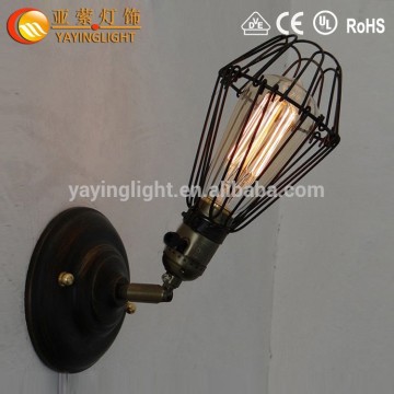 Wrought Iron Industry wall lamp,Antique industrial Vintage wall lighting iron wall lamp