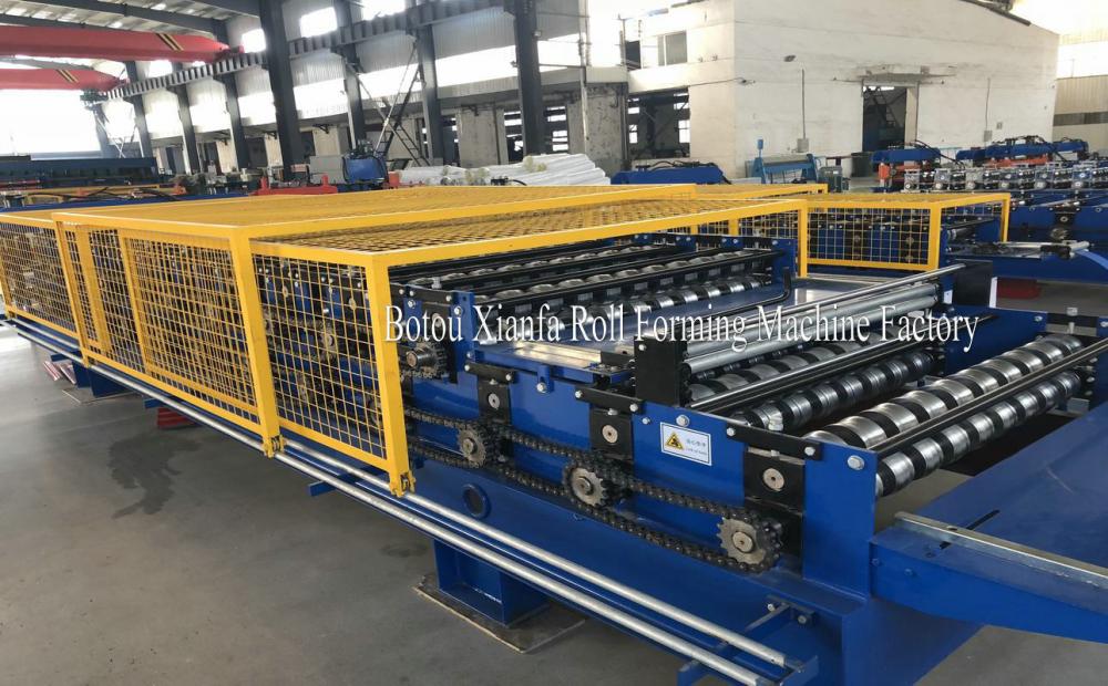 Roof and Wall Tile Double Deck Forming Machine