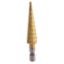 Straight Flute Titanium Step Drill Bit