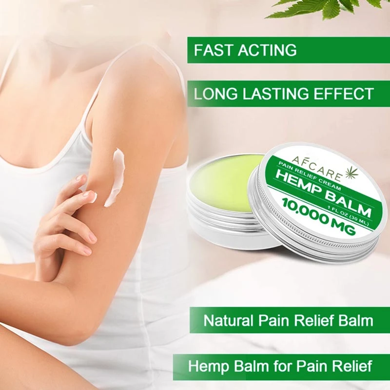 Brightening Hemp Balm Hemp Balm for Pain Relief Quickly Relieve Wrist Neck Knee Muscle Ankle and Back Pain