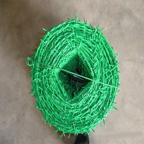 2016 galvanized and pvc coated barbed wire