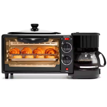 Stock Electric 3-in-1 Breakfast Maker: Coffee Maker, Toaster, and Frying Pan