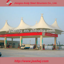 Sinopec gas station space frame