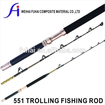 Trolling Rod FIBERGLASS boat fishing rod