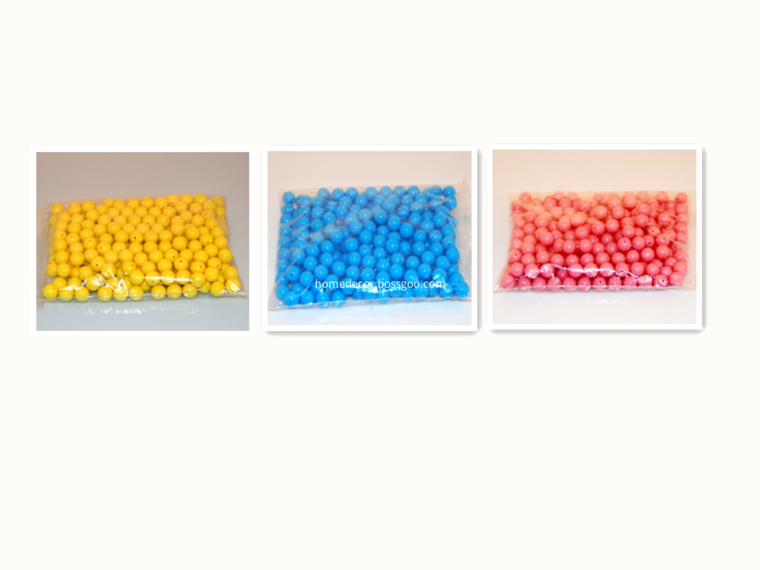 Multicolor Plastic Pearls