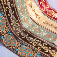 Ethnic Lace Jacquard Webbing: 25m/roll Embroidery Tape for Garment Accessories