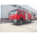 Camion d&#39;incendie de sauvetage d&#39;urgence 6T pour mousse de mousse d&#39;eau