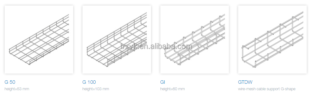 hot dipped wire mesh basket cable tray