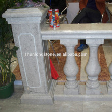 grey marble balustrade,interior handrail,stone railing