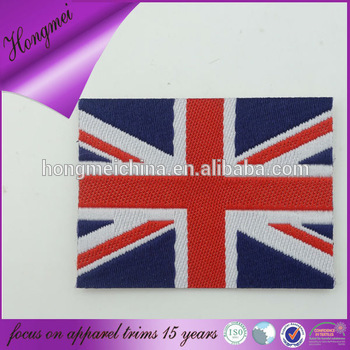 Country logo badge UK flag for clothes shoes apparels