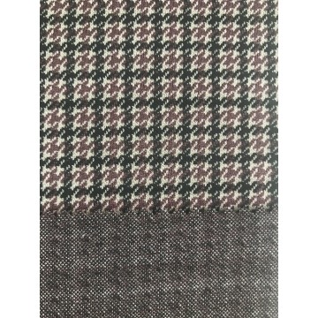 Dubbel gebreid jacquard Houndstooth-ontwerp