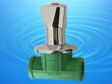 Green PPR Traingle Concealed Valves
