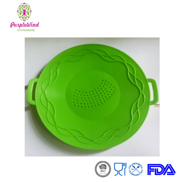 High-quality Silicone splatter shield/Silicone pot lid