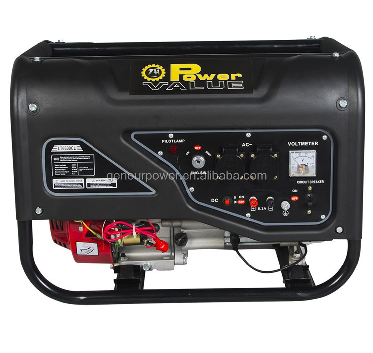 electric gasoline generator single phase, generator 3 kw for sale