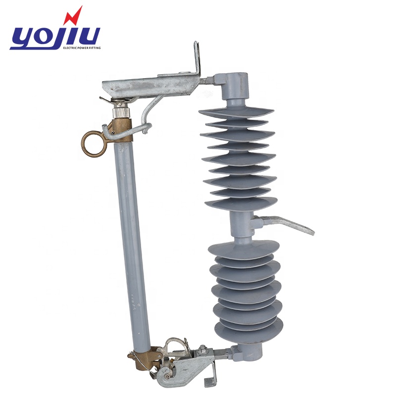 Thunder Arrester 11-33KV Distribution Line Protection Ceramic Drop cut out Electrical thermal Fuse Cutout Holder Link