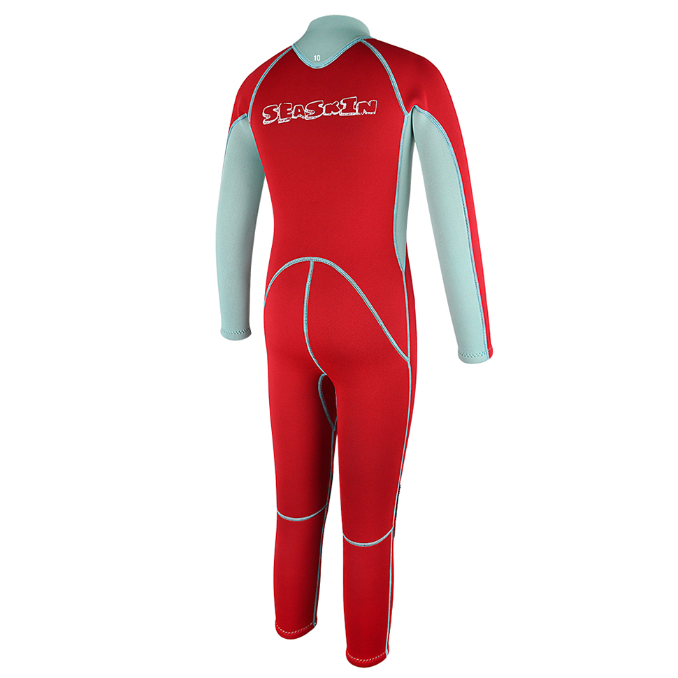 Seaskin neoprene 3mm kanak -kanak wetsuit saman penuh