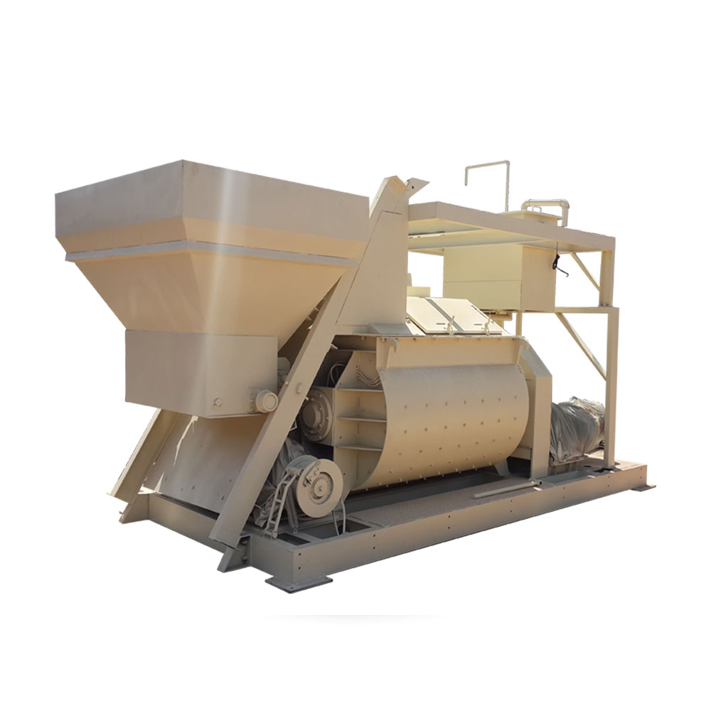 Small double shaft 1000l concrete mixer machine Bangladesh