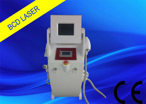 E Light Rf Nd Yag Laser Multi Function Beauty Machine For Spots / Freckle Removal