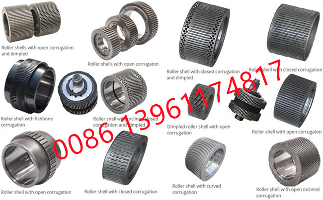 CE AS(40Cr) Spring steel feed pellet machine spare parts ring die roller(RS) / roller shaft,  bearings / clamp spring, shaft