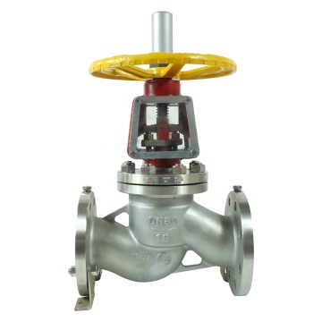 DKV Globe Valve JY41W-16P/25P DN80 PN16 Stainless Steel 304/316 Manual Oxygen Flange Globe Valve