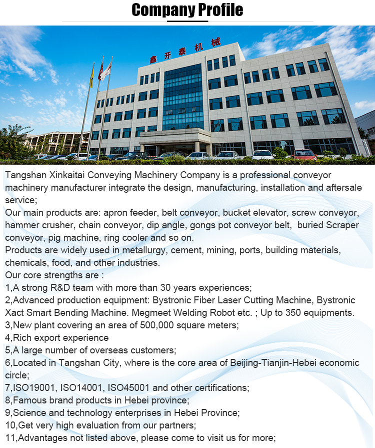 Stacker reclaimer for customer Conch group Jidong group CR group Huaxin Cement Lafarge Cement high efficiency continuous loading