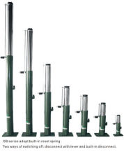 Hydraulic Elevator Oil Buffer With Inside Spring , 0.25m/s - 1.0m/s OB10