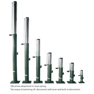 Tampon hydraulique d&#39;huile d&#39;ascenseur, course de piston 100-860 OB35